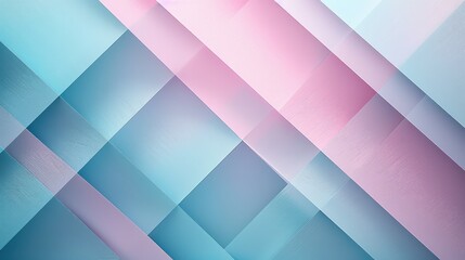Poster - Light blue and pastel pink background with soft geometric shapes, light green and white gradients, light purple gradient in the upper left corner, light gray and sky blue gradients. Generative AI.