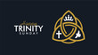 © margakarya - vector trinity sunday background template