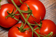 Gałązka pomidorów w zbliżeniu w szczegółach, pomidor tapeta 