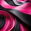 abstract background,close-up the intricate details of an abstract metallic pink and black background light and shadow