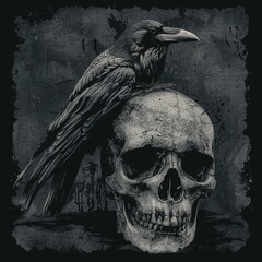 Wall Mural - Raven: Mystery of the Skies