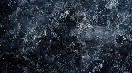 Sticker - High quality image of black marble texture