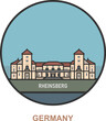 Rheinsberg. Cities and towns in Germany