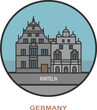 Rinteln. Cities and towns in Germany