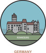 Ronneburg. Cities and towns in Germany