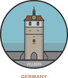 Vellberg. Cities and towns in Germany