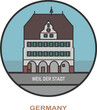 Weil Der Stadt. Cities and towns in Germany
