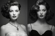 Vintage Vogue Style: Old Hollywood Glamour Photoshoot Collection
