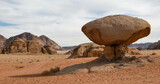 Fototapeta  - Landscape of Wadi Rum desert in Jordan