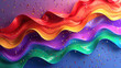 Vibrant Rainbow Flag Waves in Celebration of LGBT Pride