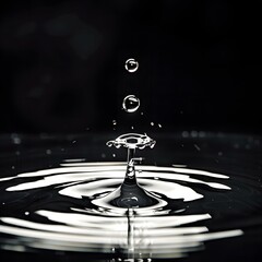 Wall Mural - water drop splash