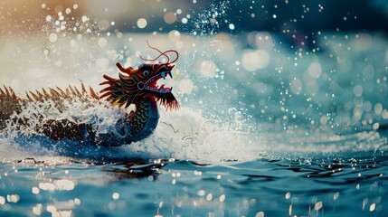 Canvas Print - splash in the water