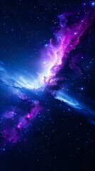 Wall Mural - background with stars