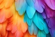 Parrot Feather Gradients: Tropical Canopy Vibrance