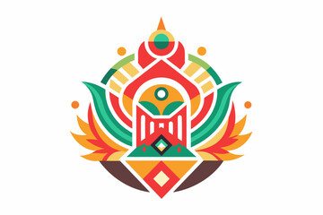 Aufkleber - Design an abstract icon inspired by cultural motifs or symbolism
