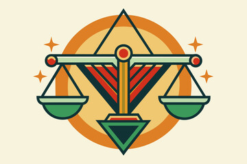Poster - The logo's symmetry belies a deeper imbalance waiting to be restored