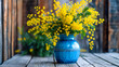 Springs Delight, Bright Yellow Mimosa Flowers Symbolizing Womens Day
