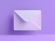 © Roxana - a white envelope on a purple background
