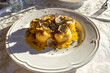 istrian truffle mushroom filled dumplings in Groznjan Croatia