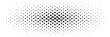 horizontal halftone of black cross and multiply from center design for pattern and background.