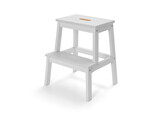 Fototapeta Młodzieżowe - Modern step stool -Wood ladder isolated on white background, including clipping path