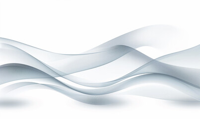 Wall Mural - abstract gray wave lines vector background for design, banner or poster. grey gradient wavy pattern 