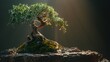 Bonsai tree, natural bonsai tree, artof making a bonsai tree, bonsai, nature, trees. Generative AI