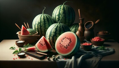 Wall Mural - Watermelon Fruit