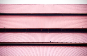 Wall Mural - Red tile roof temple with spotlight abstract on background