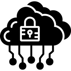 Wall Mural - Cloud Computing Icon