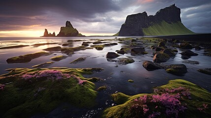 Wall Mural -  photograph featuring a beautiful, mesmerizing and unique landscape 