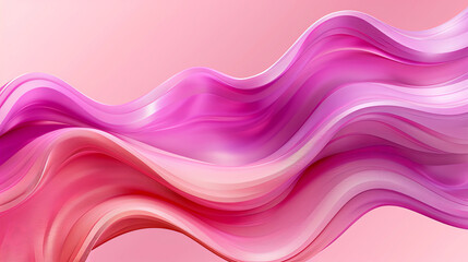 Wall Mural - A pink wave with a pink background