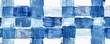 Indigo tranquil seamless playful hand drawn kidult woven crosshatch checker doodle fabric pattern cute watercolor stripes background texture blank empty 