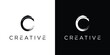 Circle logo letter design | premium vector