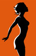 © Aleksandr - Illustration vector: a woman strives for a dream