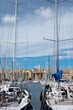 Yachts docked in Vieux-Port, Marseille, France