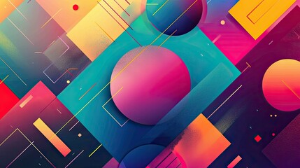 Abstract geometric backgrounds