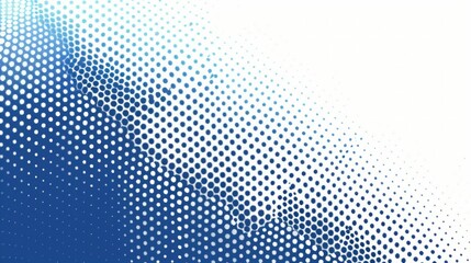 Dots halftone white-blue color pattern gradient grunge texture background. Pop art comics sport style illustration.