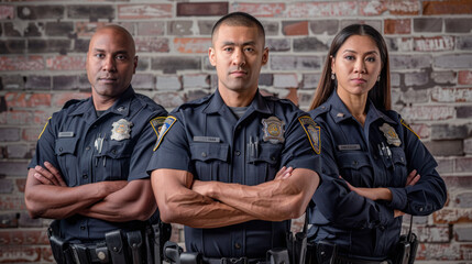 Group of police officers