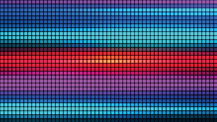 Leinwandbilder - Abstract background from multi-colored squares. Abstract gradient background. Pixel background for web design. Small squares of computer mosaic. Vector illustration
