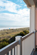 overlooking the sand at folly beach