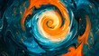 Abstract swirl blob background with artistic flair.