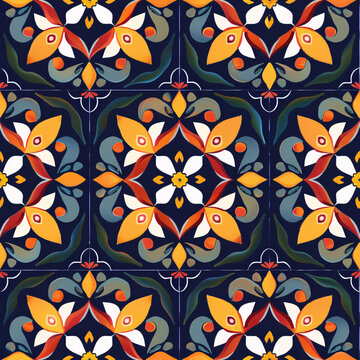 seamless pattern bohemian