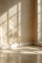 Poster - A soft beige gradient, creating a tranquil and inviting space for relaxation and focus,