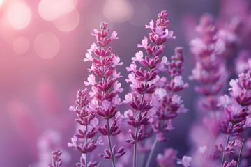 Poster - A soothing lavender background, its subtle gradient calming and conducive to creativity,