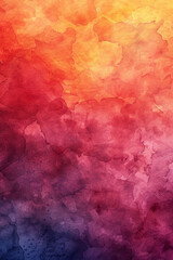 Poster - A watercolor wash in sunset colors, ideal for warm, inviting projects,