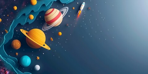Wall Mural - spectacular interstellar backdrop showcasing wondrous celestial formations and cosmic