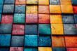 A jigsaw puzzle of colorful squares, fitting seamlessly to form a coherent whole,