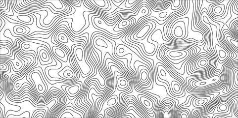 Aufkleber - Topographic map background with geographic line map with elevation assignments.Modern design with White topographic wavy pattern design. Paper Texture Imitation of a Geographical map shades .