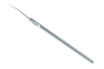 Poster - Dental tool, dental explorer probe. 3D rendering isolated on transparent background